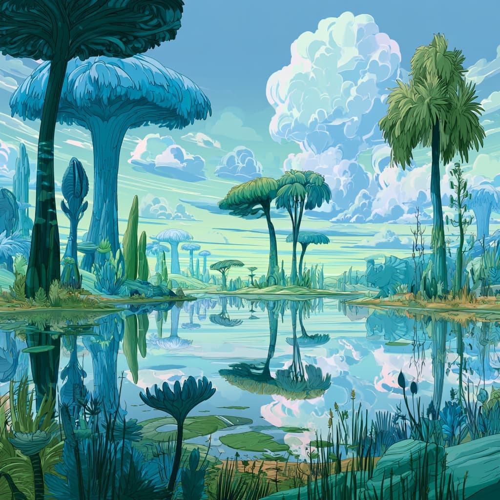 Le Lac aux Reflets Anciens