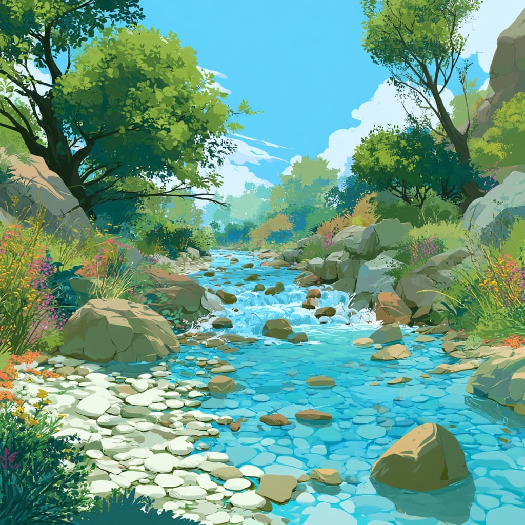 La Rivière aux Reflets d'Argent