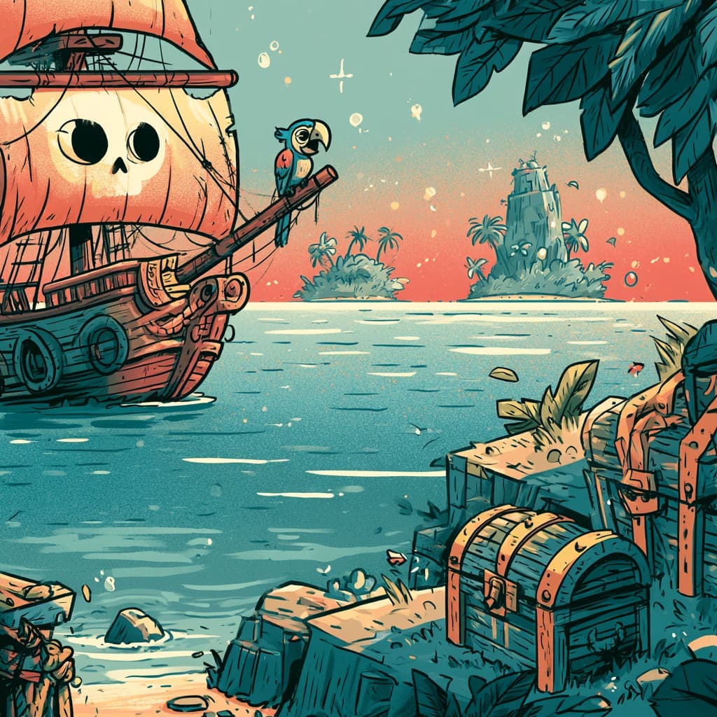 L'île aux pirates